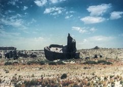Fantome de bateau Mer d'Aral